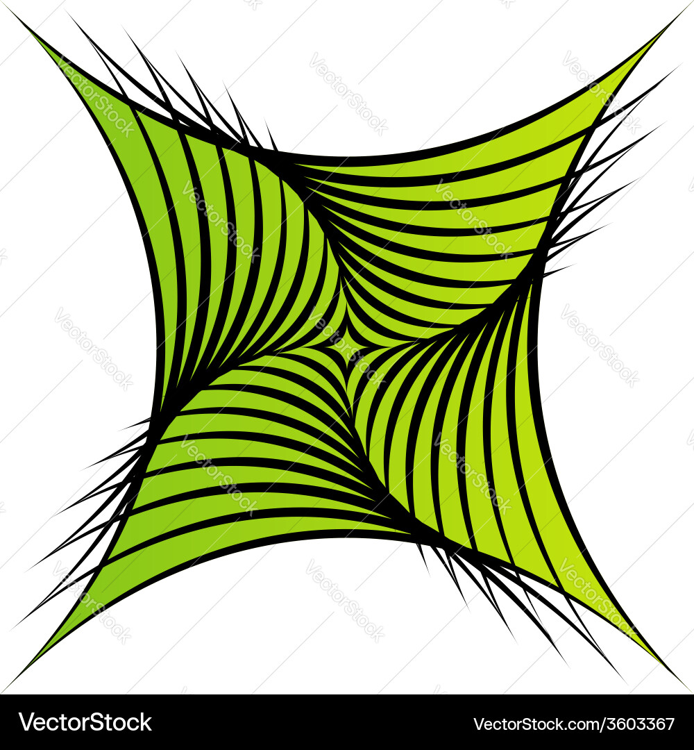 Fractal design element for web vector image