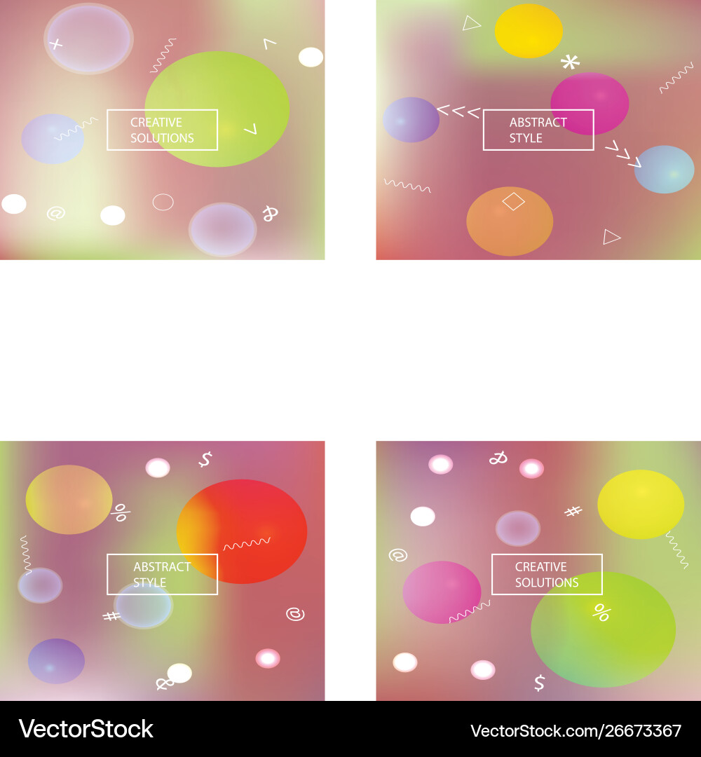 Gradient smooth mesh background vector image