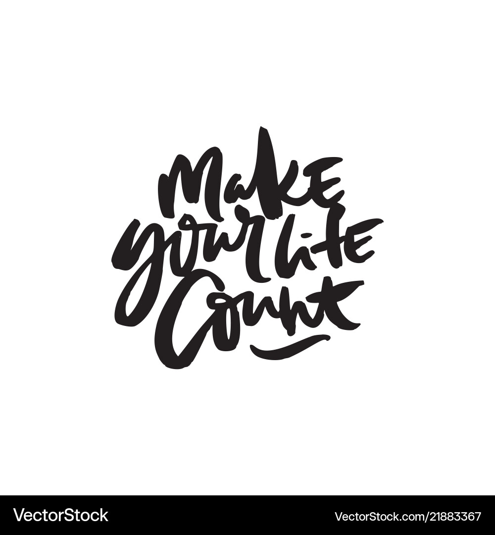 Inspirational quote Inspirational quote vector image