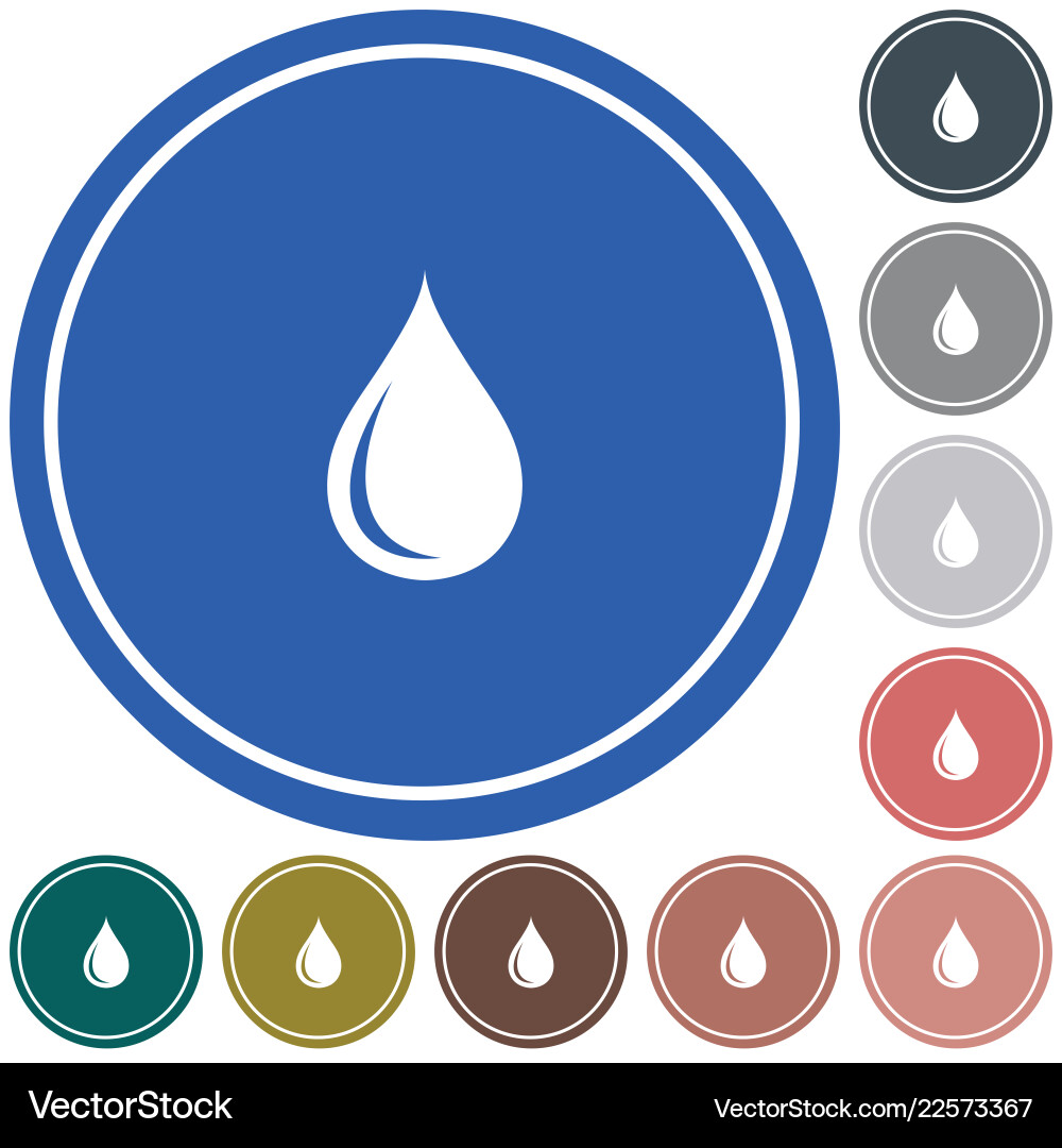 Water drop icon Water drop icon vector image
