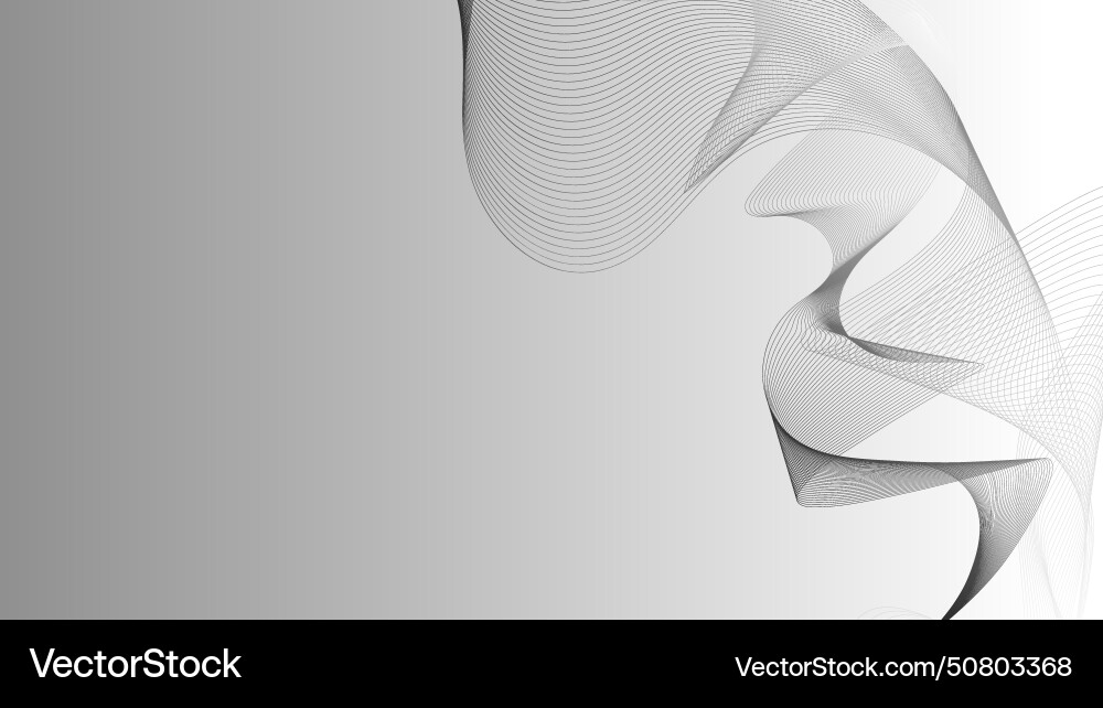 Abstract motion line smooth background vector image