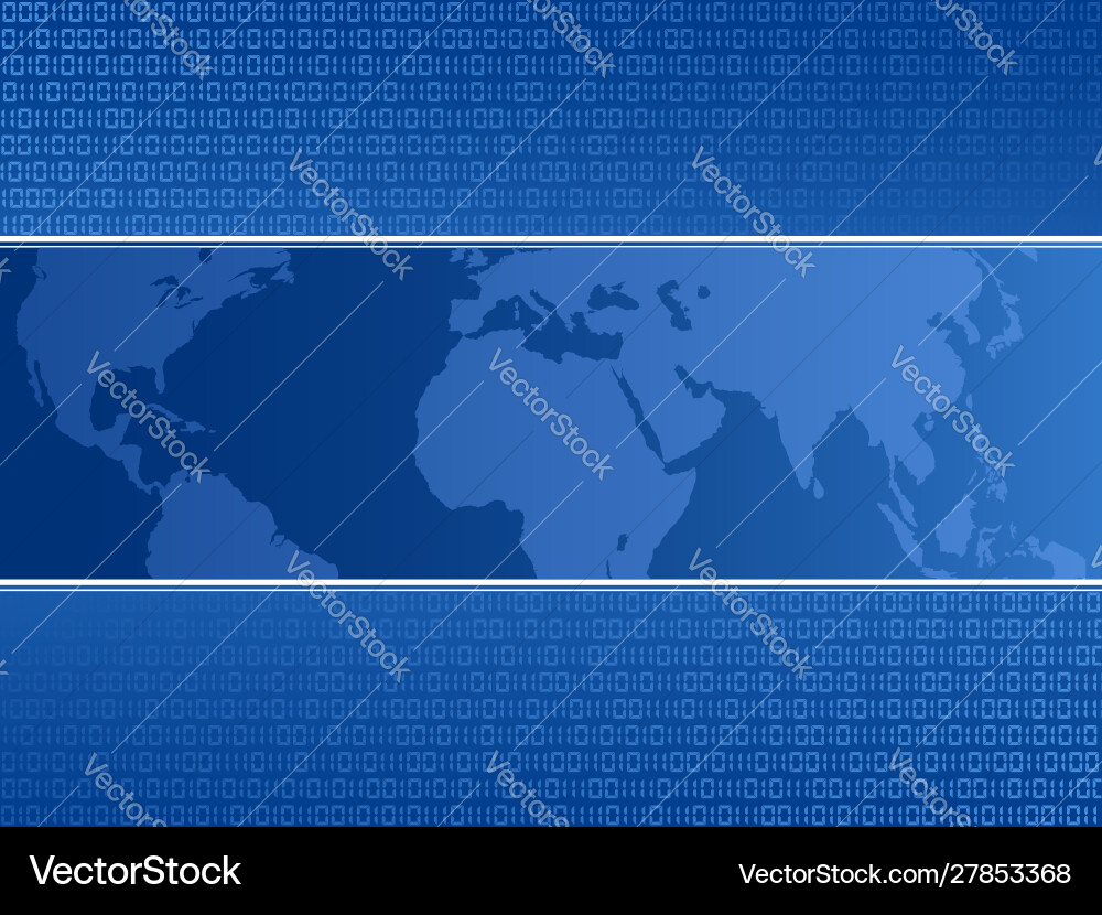Background binary code vector image