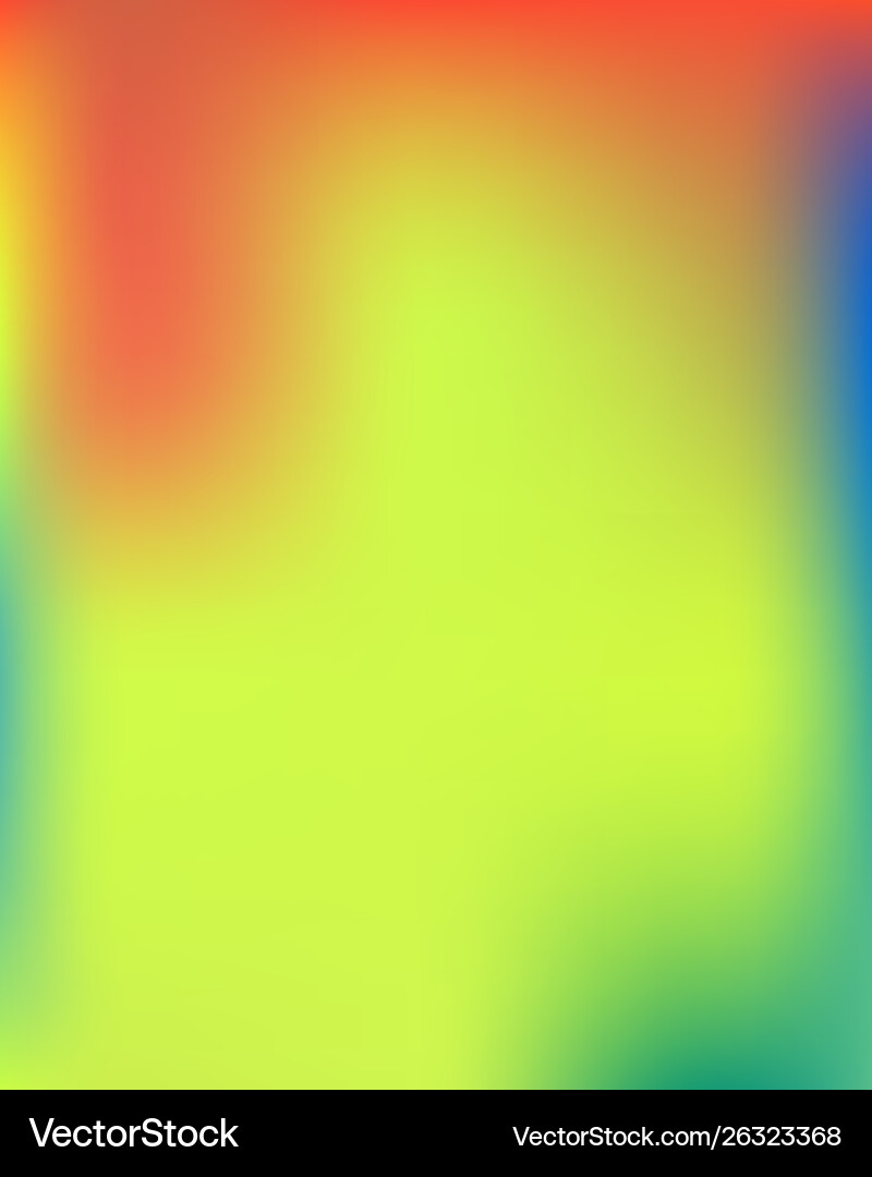 Gradient mesh painted in different colors vector image