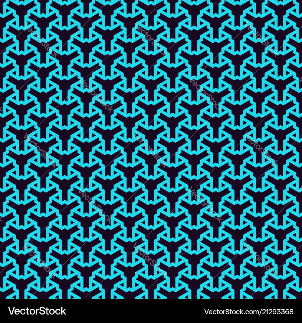 Seamless pattern ornament of lines and curls vector image