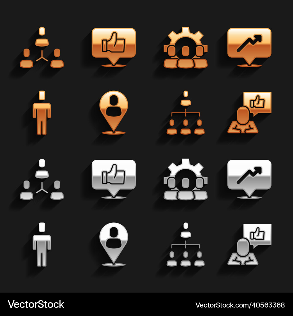 Set worker location graph schedule chart hand Set worker location graph schedule chart hand vector image