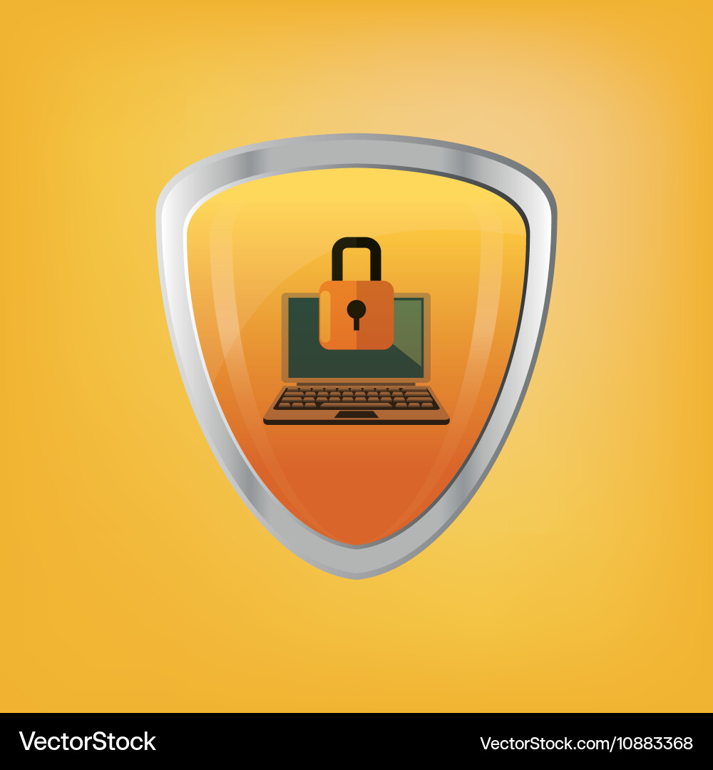 Virtual security system icons image Vector Image