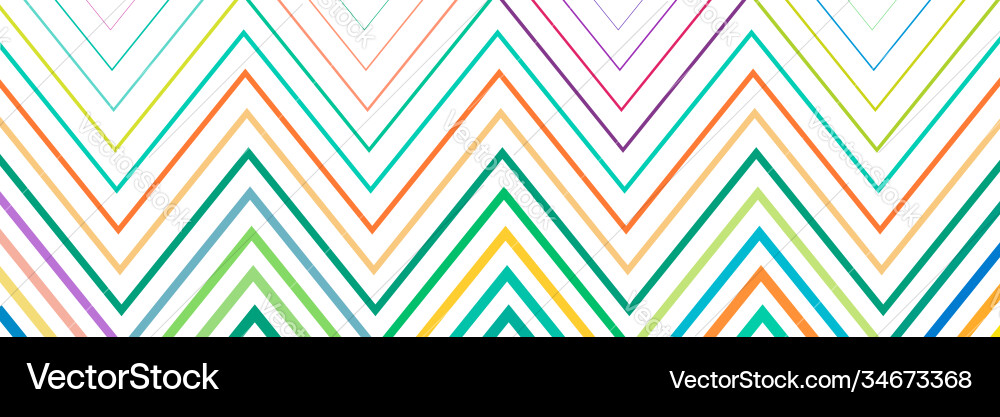 Wide rectangular format wavy waving zig-zag Wide rectangular format wavy waving zig-zag vector image