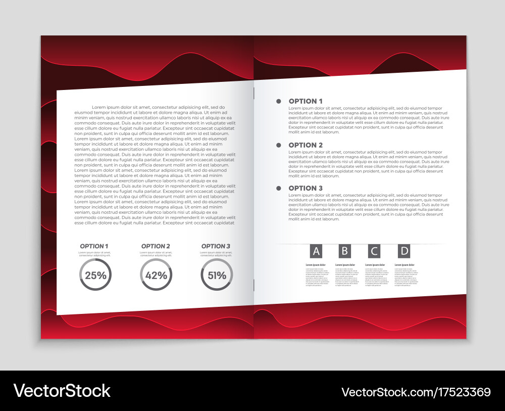 Abstract layout background set for art Vector Image