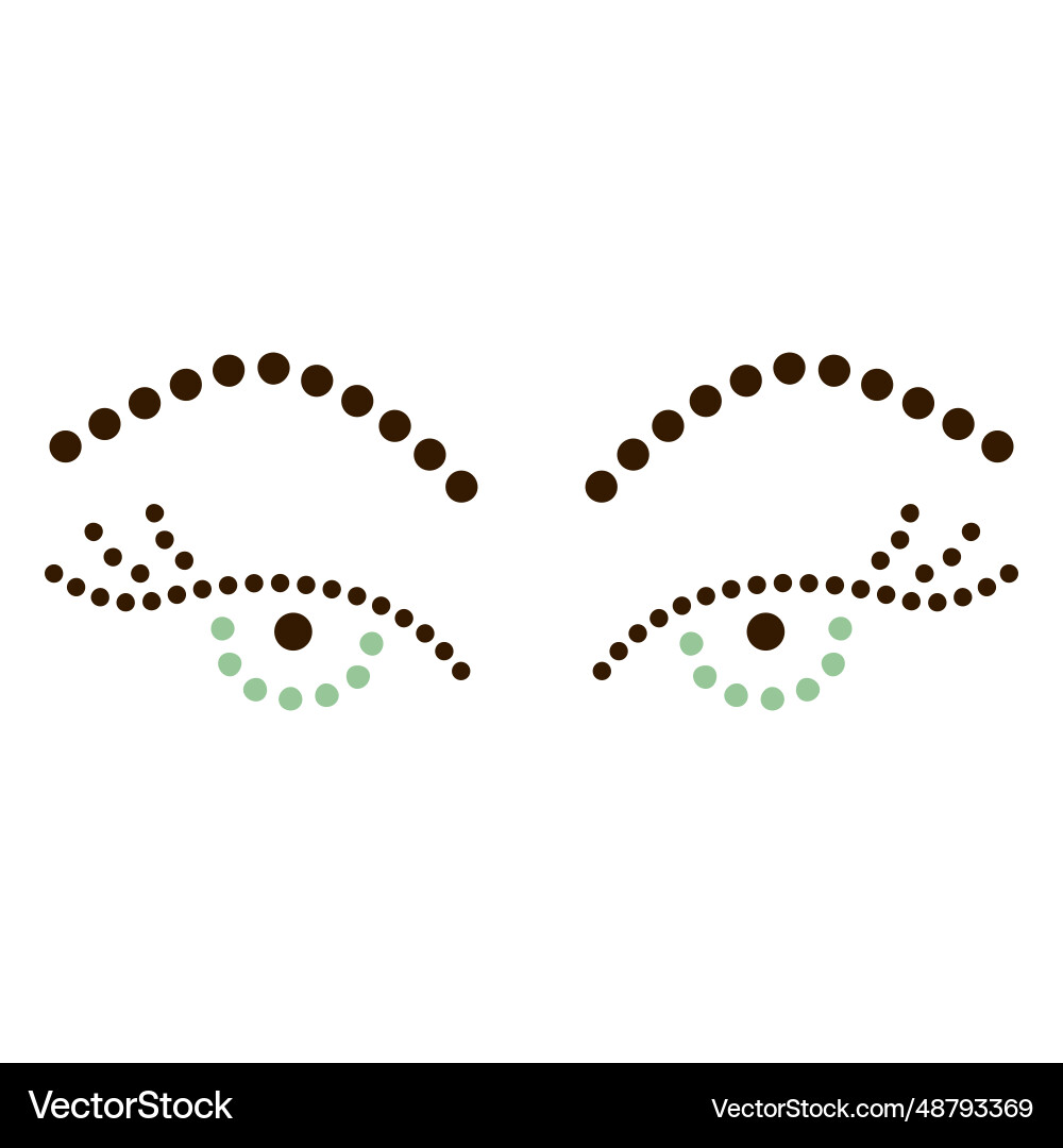 Blaue Augen flach Blaue Augen flach vektorbild
