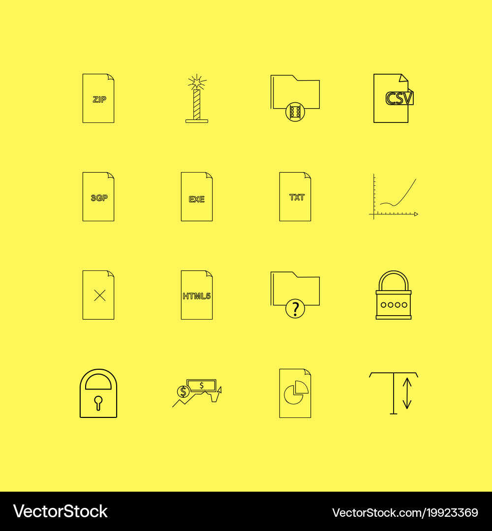 Dateien und Ordner lineare Icon setzen einfache Umriss Dateien und Ordner lineare Icon setzen einfache Umriss vektorbild