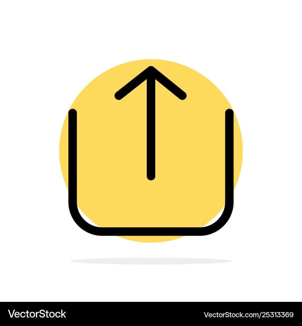 Instagram up upload abstract circle background Instagram up upload abstract circle background vector image