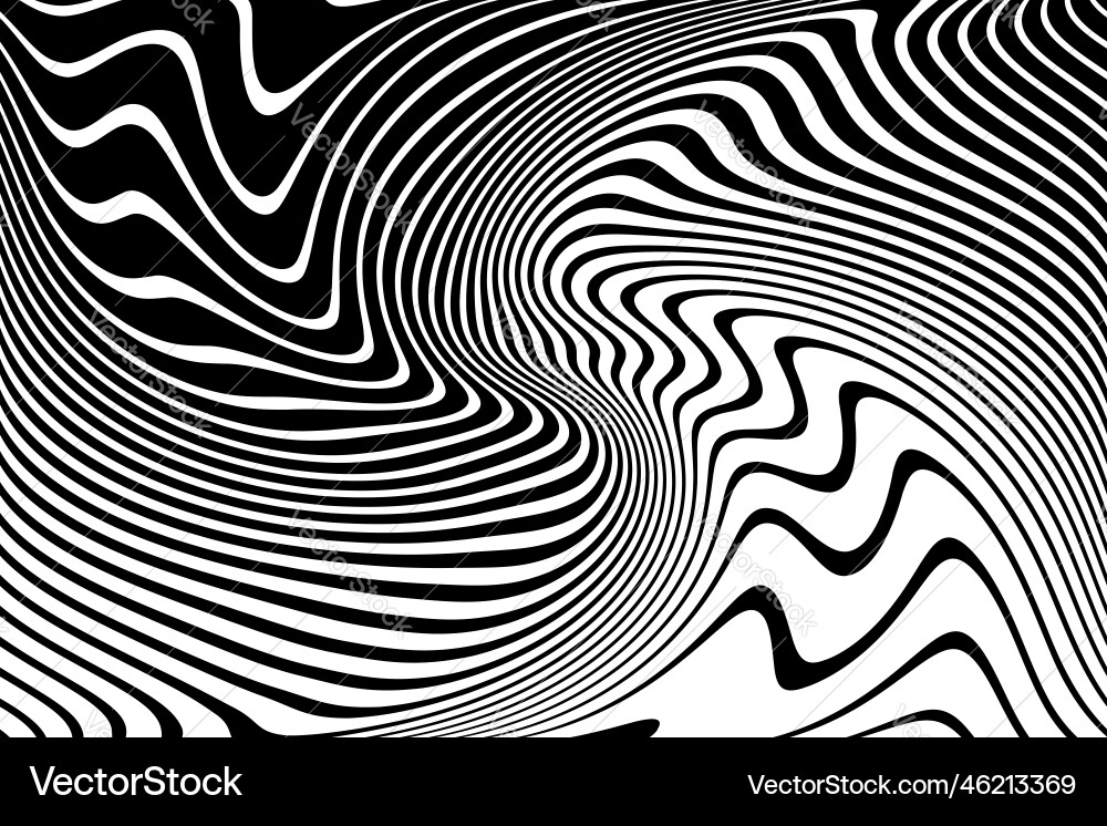 Wavy lines pattern Wavy lines pattern vector image