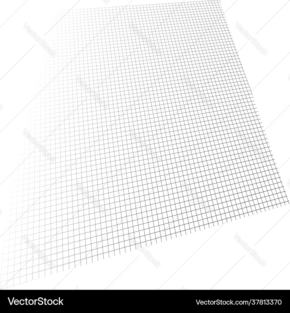 Abstract 3d grid mesh in perspective checkered Vector Image