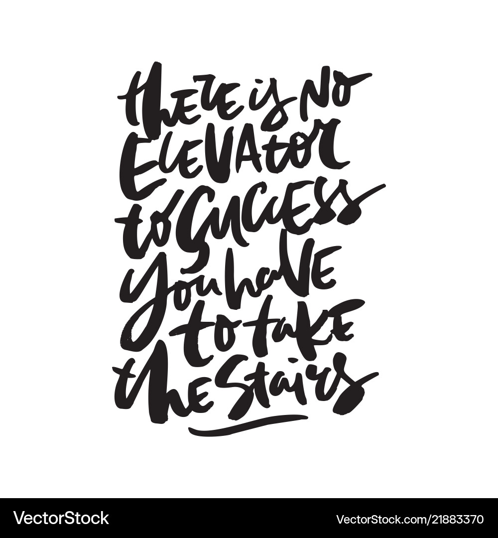 Inspirational quote Inspirational quote vector image