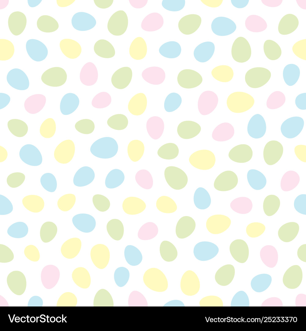 Seamless pattern with easter eggs Royalty Free Vector Image