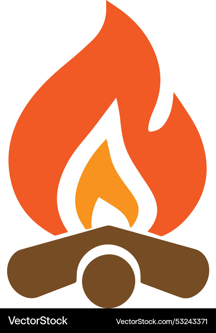 A fire image designed for multipurpose use Vector Image