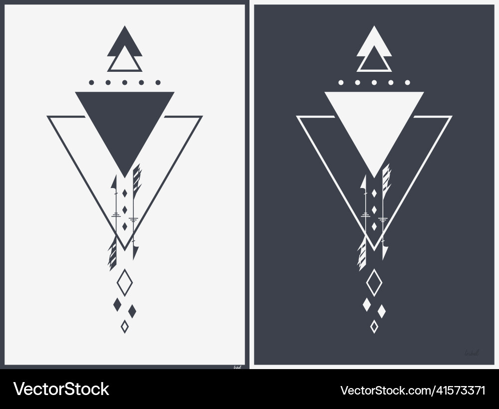 Aztec tribal elements ethnic shapes symbols Aztec tribal elements ethnic shapes symbols vector image