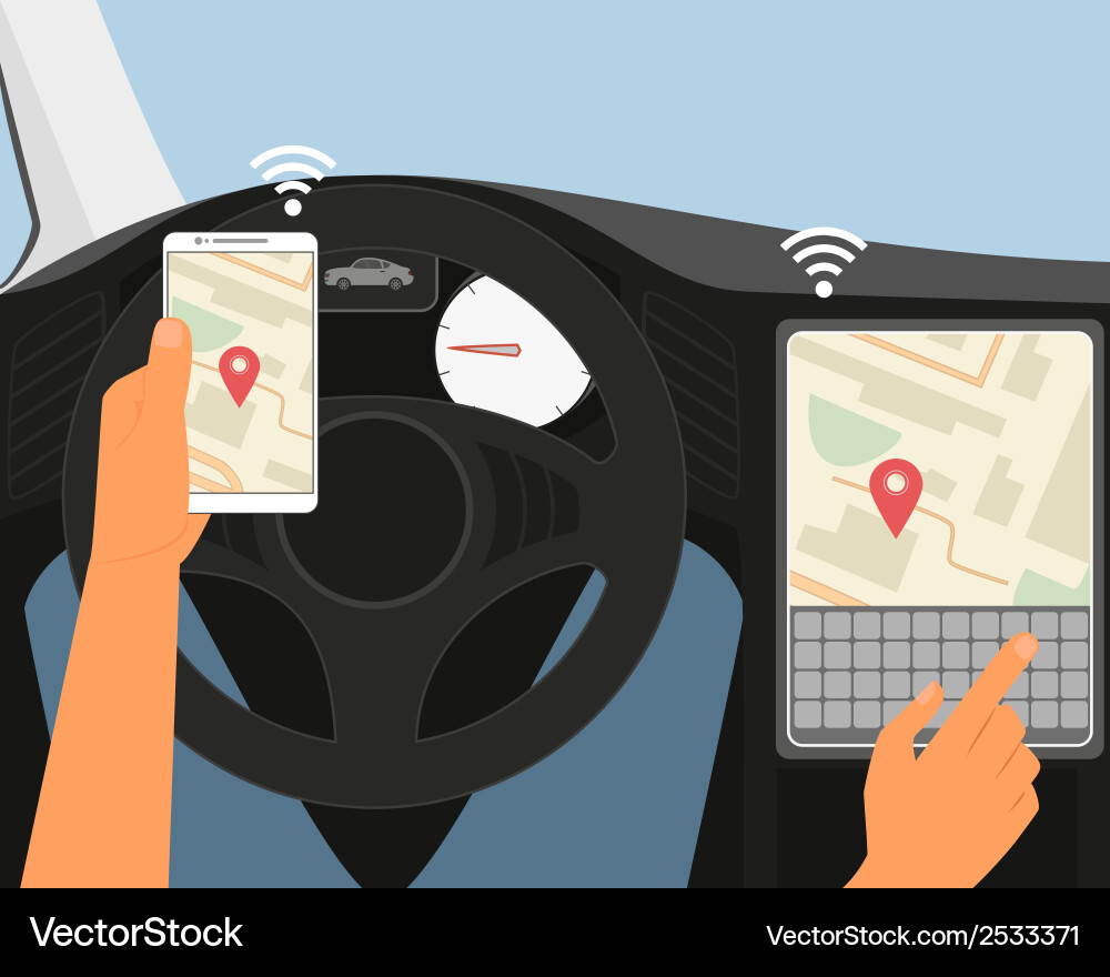 Smart Device Synchronization vector image