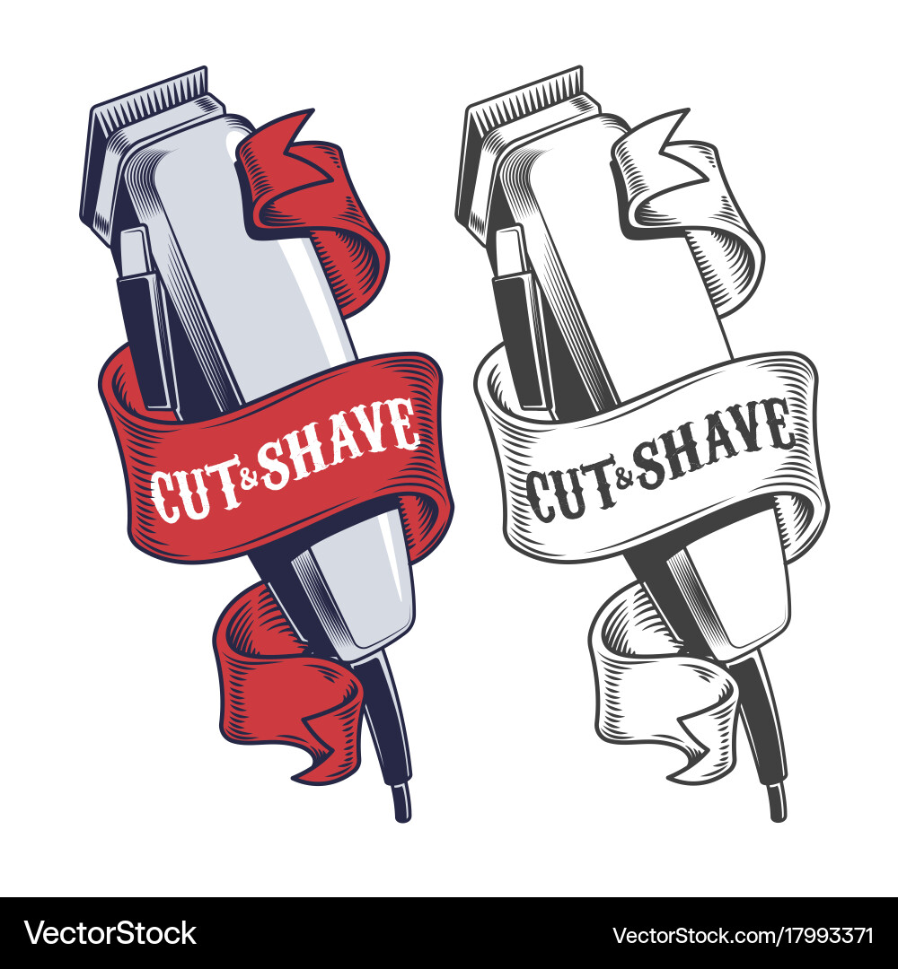 Hair clippers Vector Images \u0026 Graphics for Commercial Use | VectorStock, image size:1000x1080