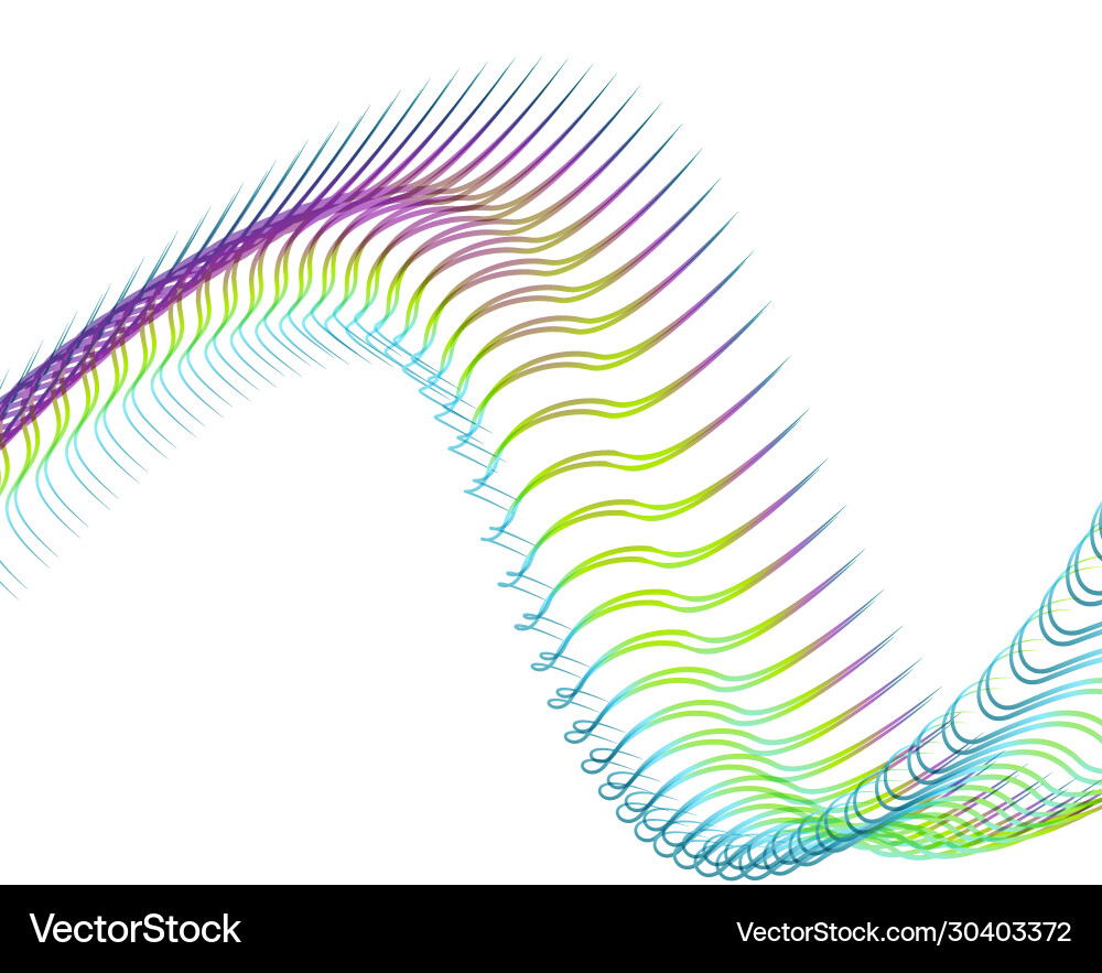 Abstract background blend wave line design Vector Image