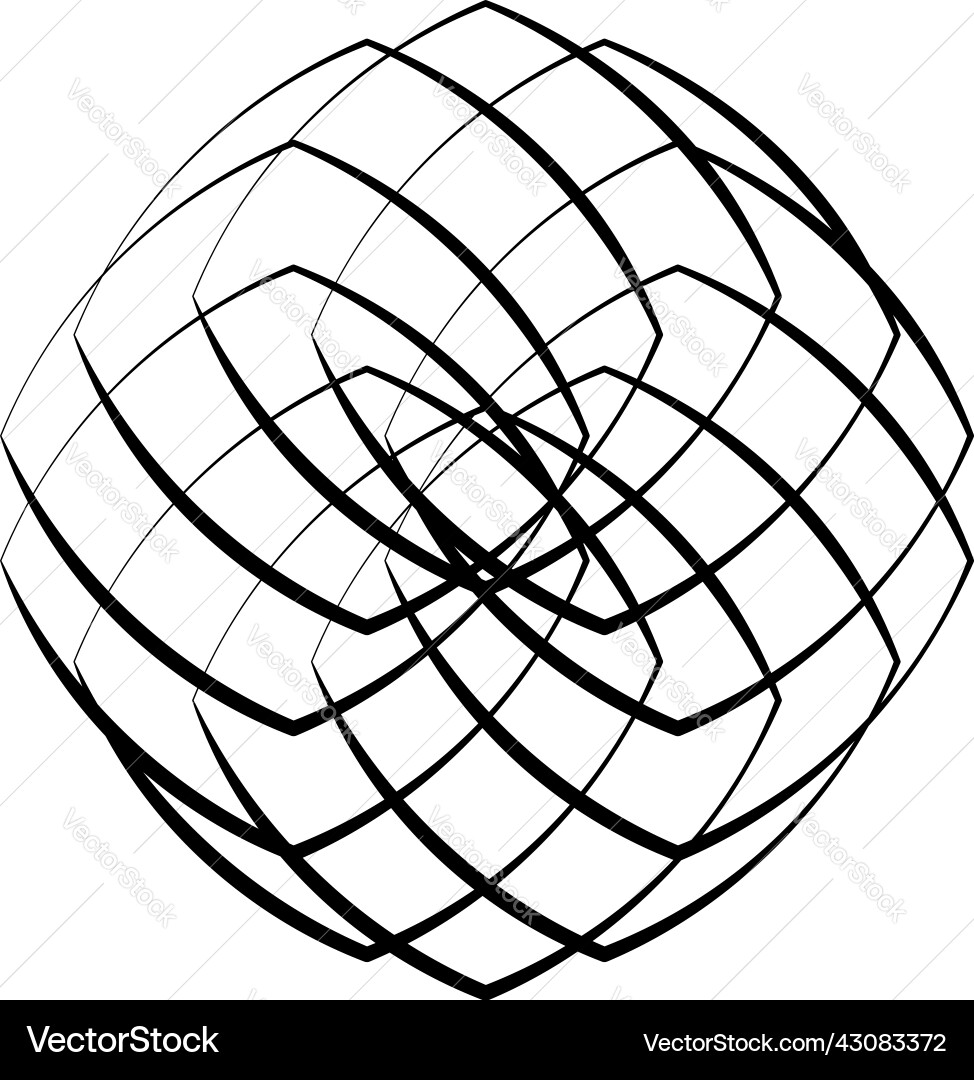 Abstract geometric circular shape element Abstract geometric circular shape element vector image