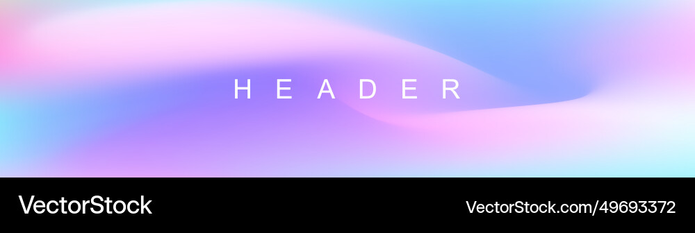 Abstract pastel gradient header background Abstract pastel gradient header background vector image