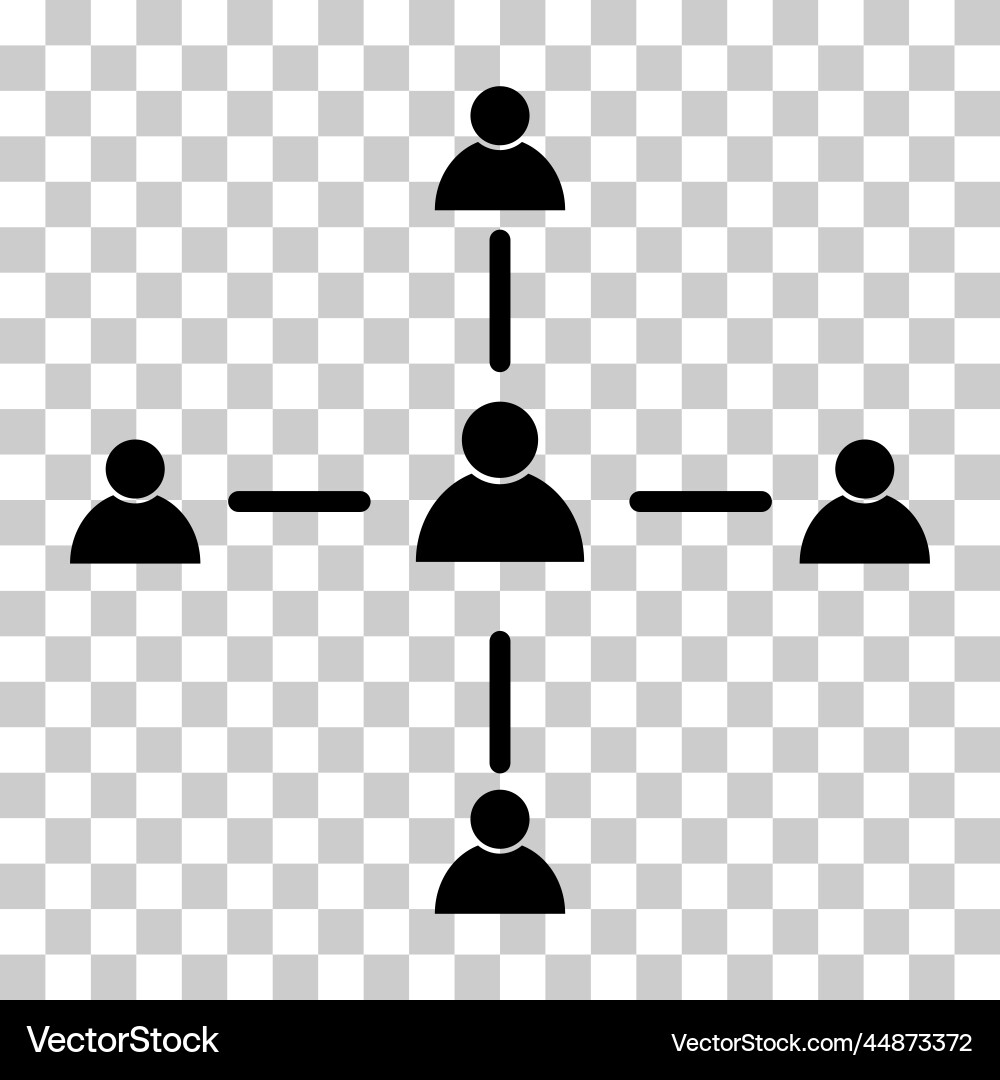 Employee engagement community icon person flat Employee engagement community icon person flat vector image
