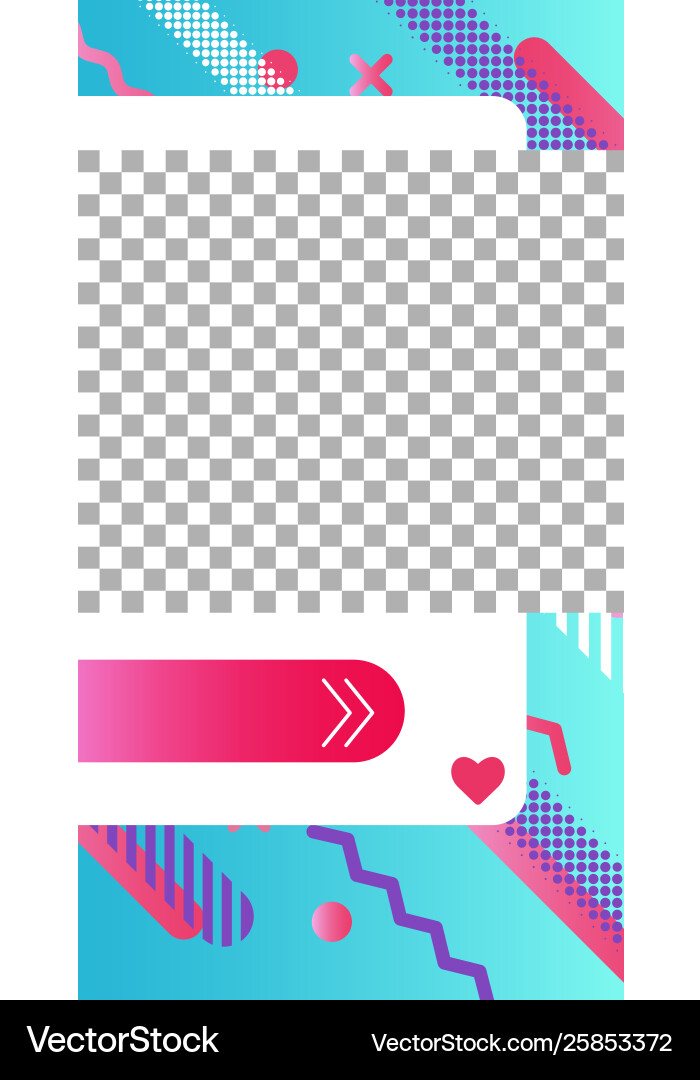 Mobile application interface in memphis style Mobile application interface in memphis style vector image