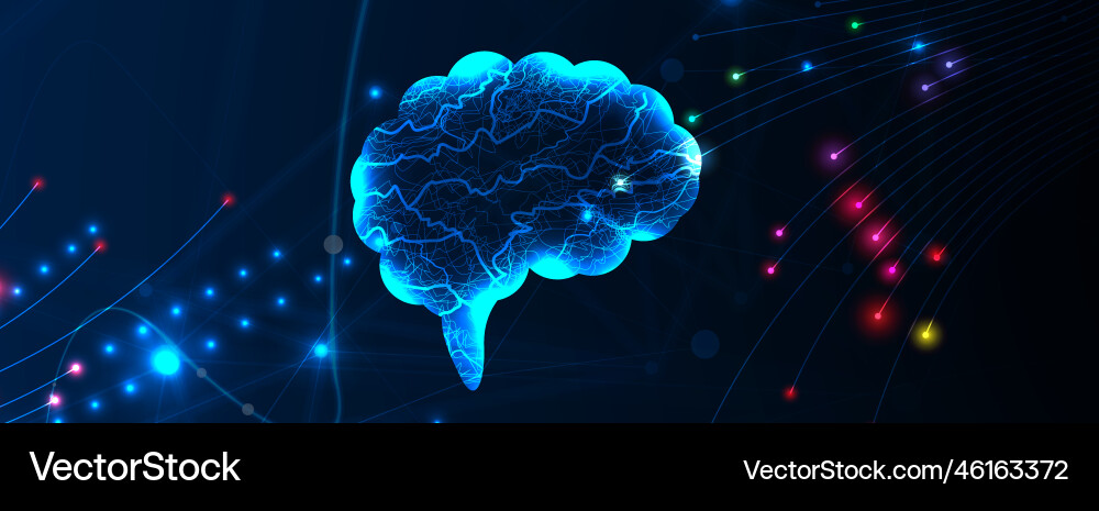 Quantum processing deep learning artificial Quantum processing deep learning artificial Vector Image