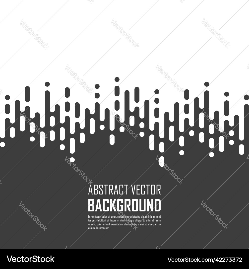 Rounded lines background vector image