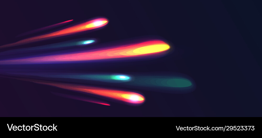 Neon light rays burst from one point into many Neon light rays burst from one point into many vector image