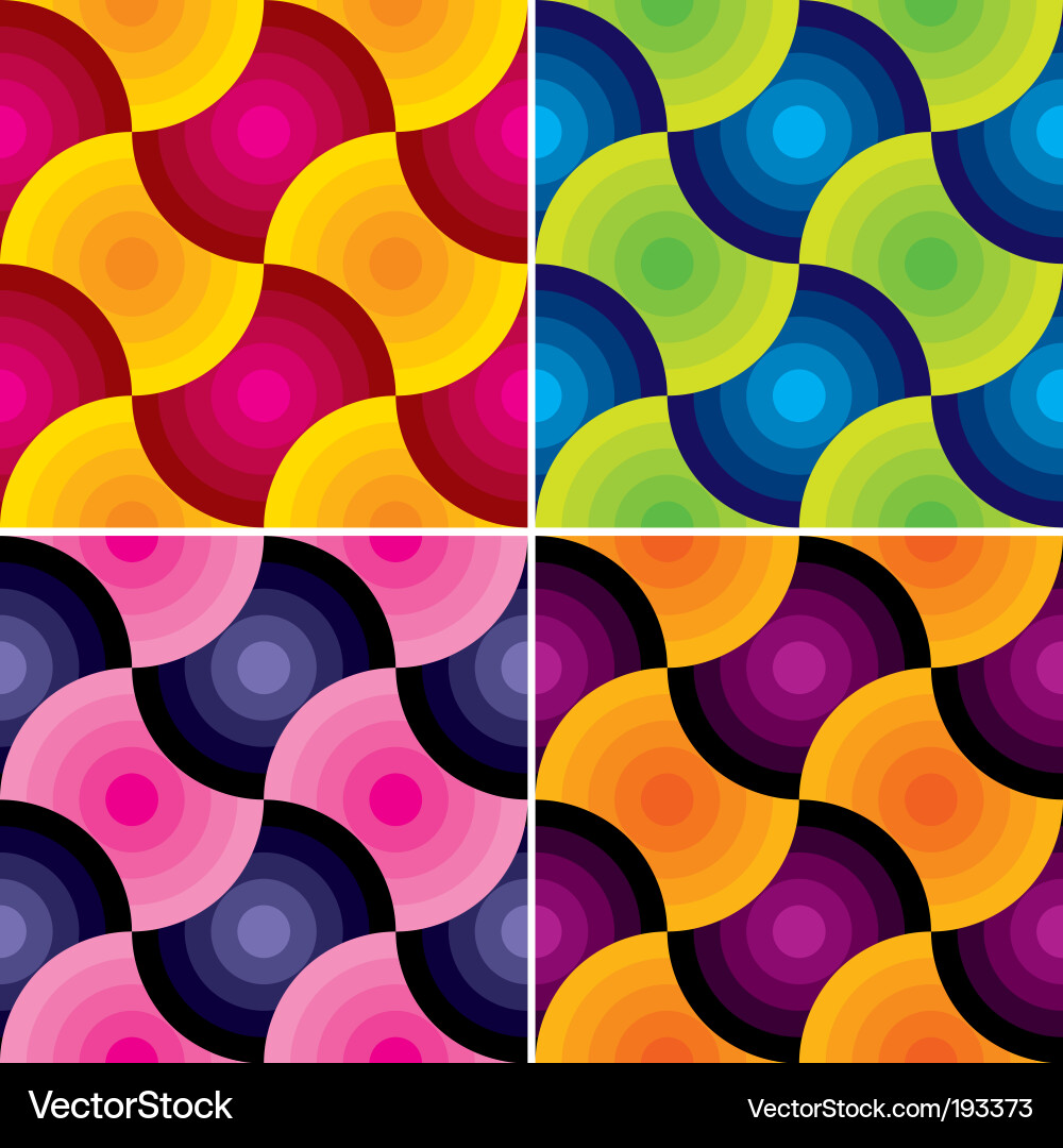 Seamless patterns Vector Image