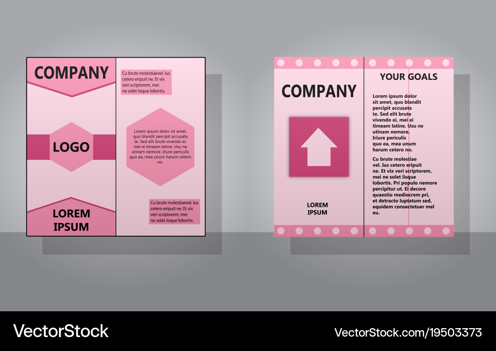 Set of layout background for art template Vector Image