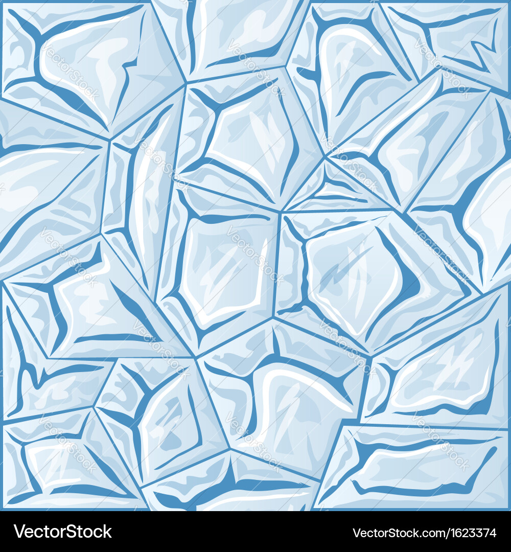 Ice Texture Seamless Pattern Vector Image