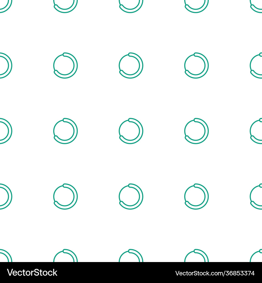 Loading icon pattern seamless white background Vector Image