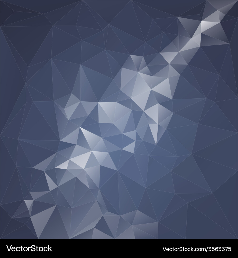 Abstract background with triangles and polygon vector image