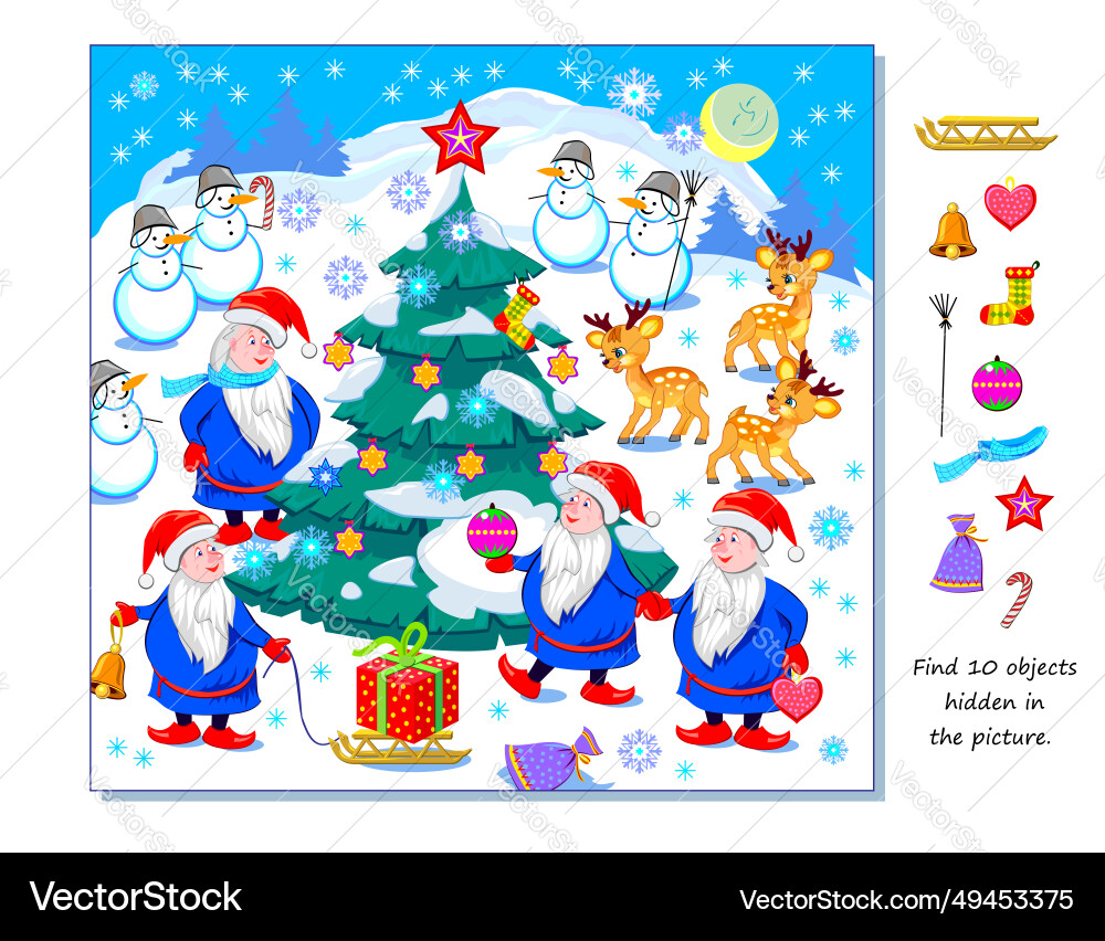 Can you find 10 objects hidden in the picture Can you find 10 objects hidden in the picture vector image