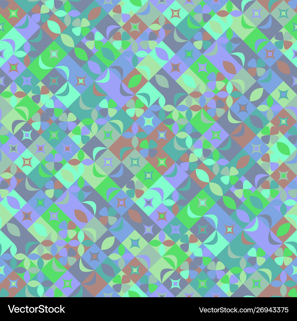 Colorful seamless diagonal curved shape pattern Colorful seamless diagonal curved shape pattern vector image