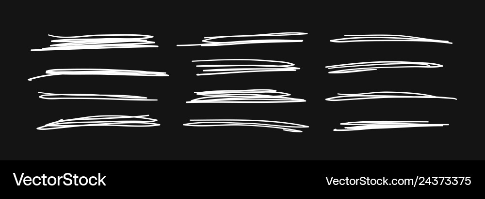 Hand drawn set of objects for design use white Hand drawn set of objects for design use white vector image