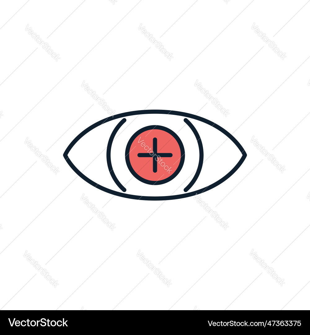 Hyperopia related icon Hyperopia related icon vector image