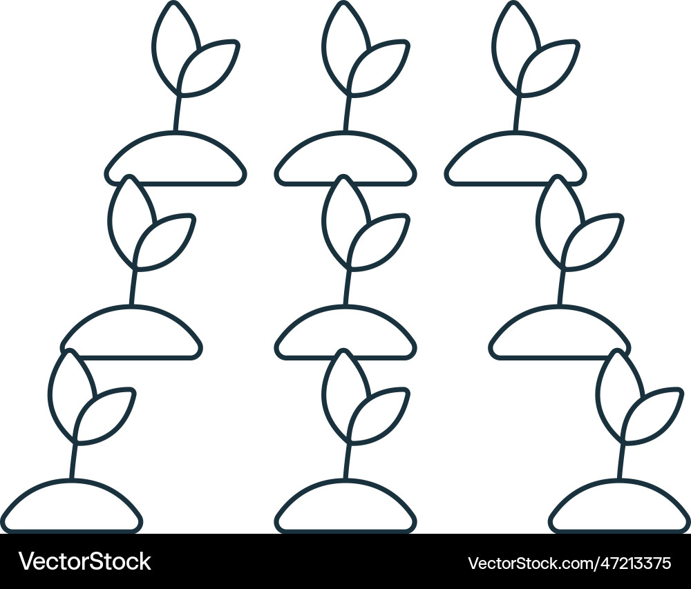 Plants icon monochrome simple sign from Plants icon monochrome simple sign from vector image