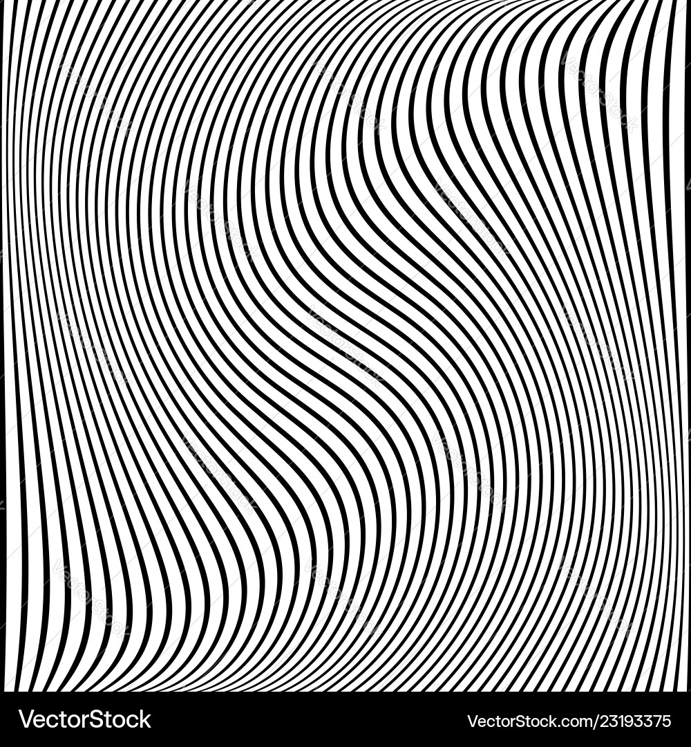 Wavy Lines Texture - Abstract Pattern vector image