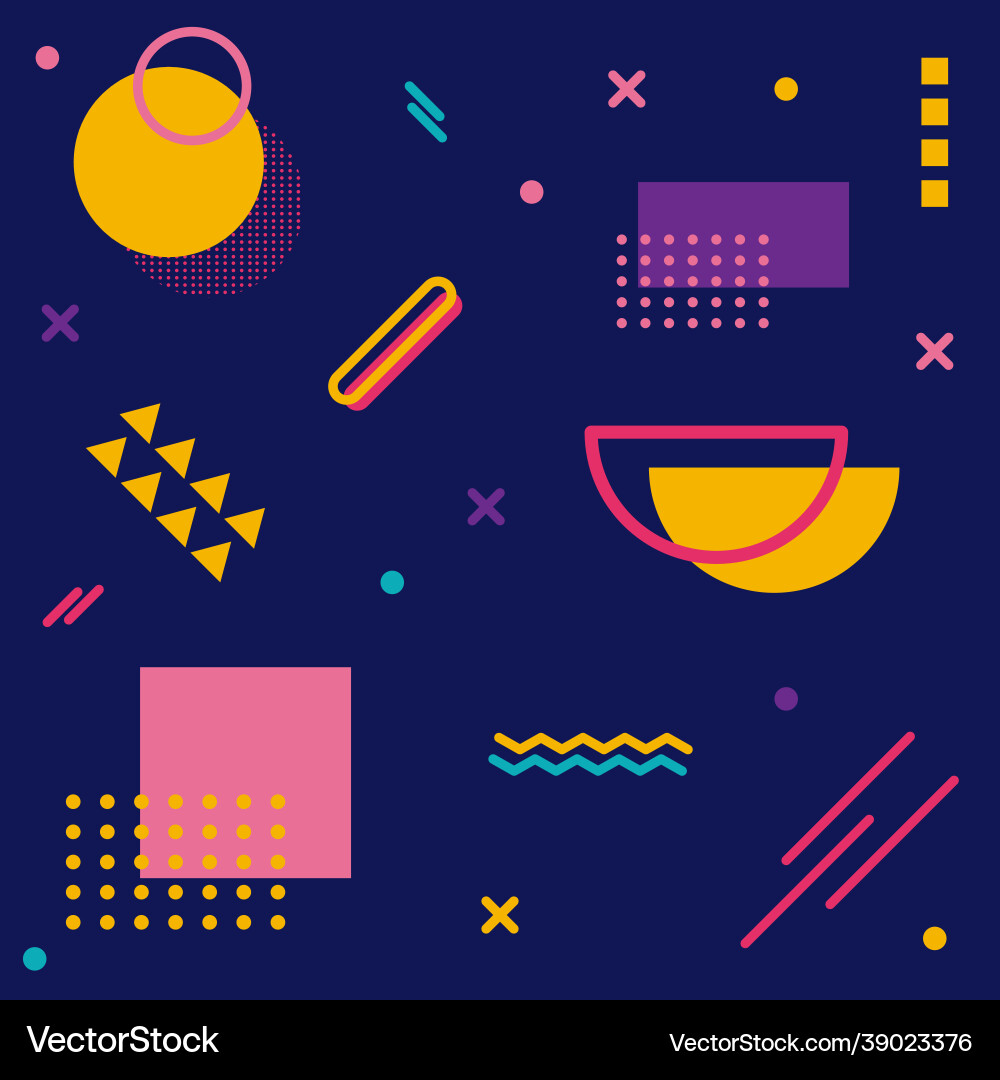 Abstrakter Hintergrund mit verschiedenen geometrischen Abstrakter Hintergrund mit verschiedenen geometrischen vektorbild