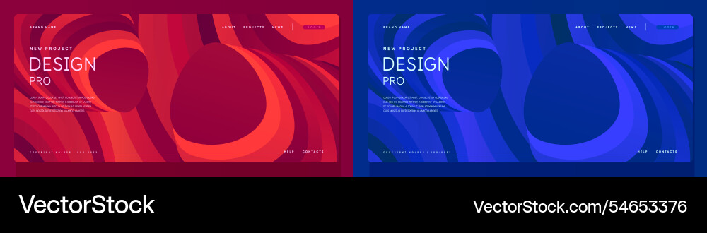Template for the design and placement of text Template for the design and placement of text Vector Image