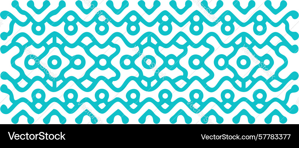 Interlocking geometric lattice pattern background vector image