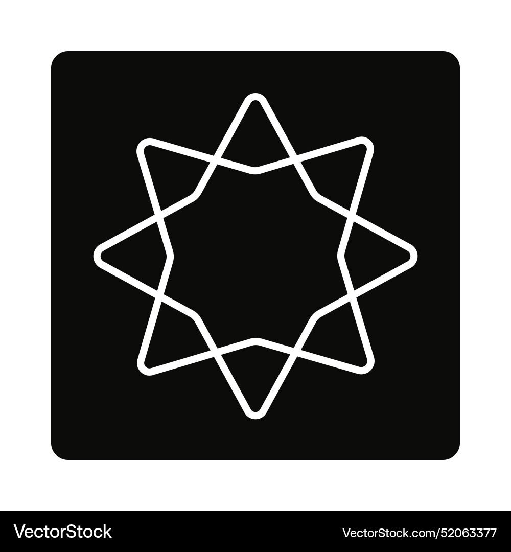 Line art print in minimal style on brutalism icon Line art print in minimal style on brutalism icon vector image