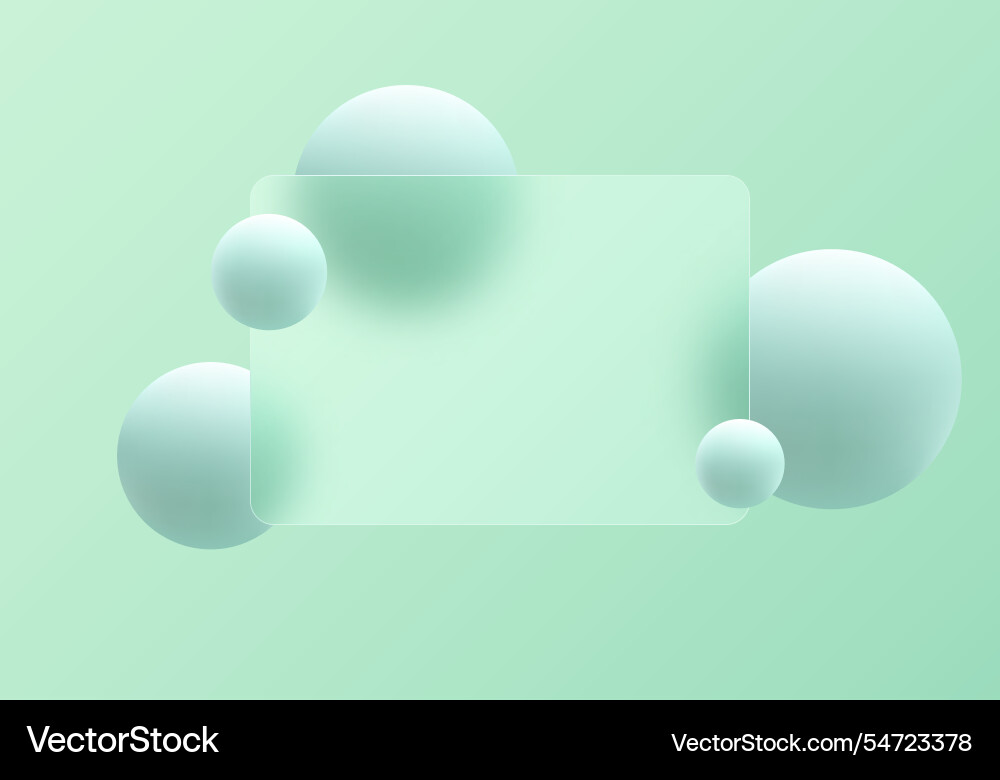 Background glass morphism with a partition Background glass morphism with a partition vector image