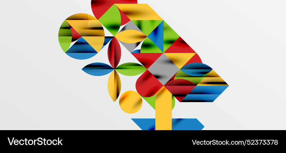 Geometric neo patterns abstract background Vector Image