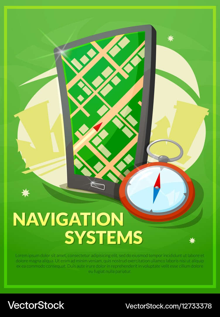 Navigation system Vector Image