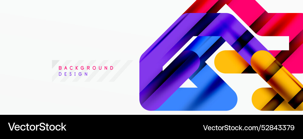 Abstract background - colorful lines composition Abstract background - colorful lines composition Vector Image
